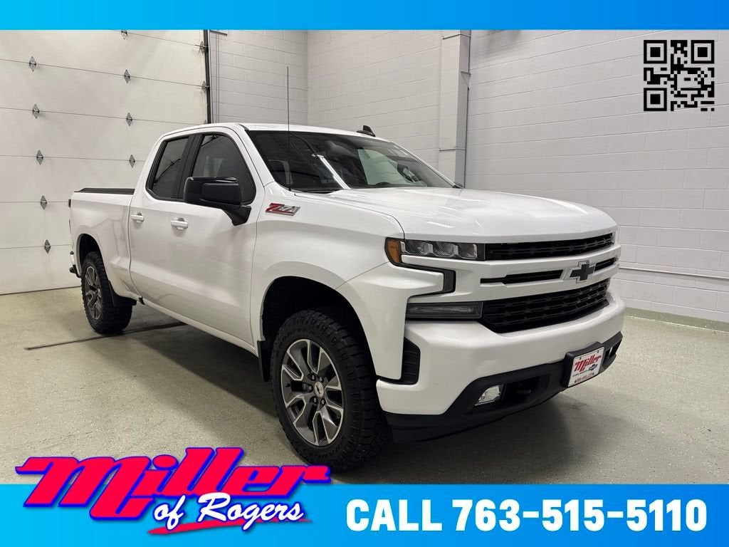 Summit White 2019 Chevrolet Silverado 1500 Pickup Truck Four-Wheel Drive Automatic