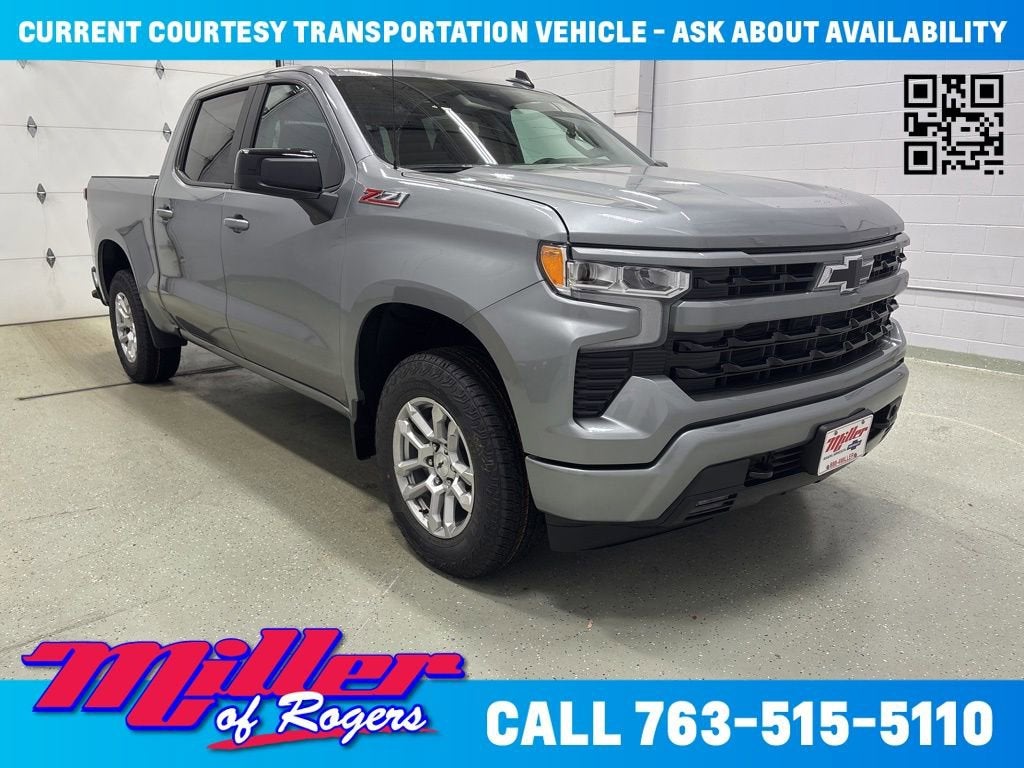 Sterling Gray Metallic 2026 Chevrolet Silverado 1500 Pickup Truck Four-Wheel Drive Automatic