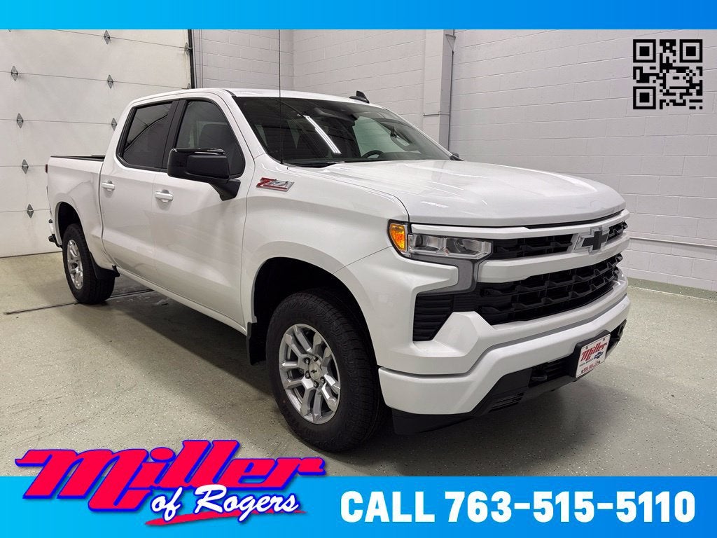 Summit White 2026 Chevrolet Silverado 1500 Pickup Truck Four-Wheel Drive Automatic