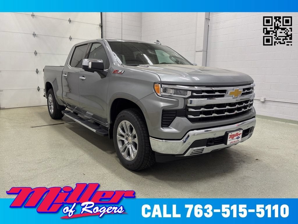 Sterling Gray Metallic 2026 Chevrolet Silverado 1500 Pickup Truck Four-Wheel Drive Automatic
