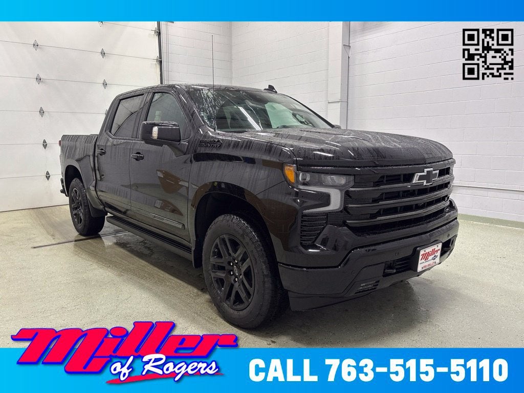 Black 2026 Chevrolet Silverado 1500 Pickup Truck Four-Wheel Drive Automatic