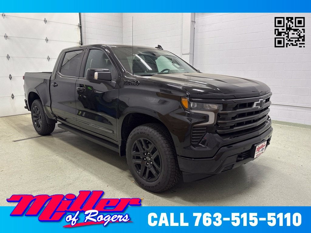 Black 2026 Chevrolet Silverado 1500 Pickup Truck Four-Wheel Drive Automatic