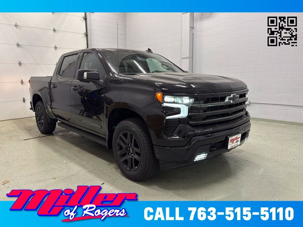 Black 2026 Chevrolet Silverado 1500 Pickup Truck Four-Wheel Drive Automatic