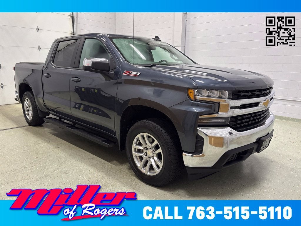 Shadow Gray Metallic 2020 Chevrolet Silverado 1500 Pickup Truck Four-Wheel Drive Automatic