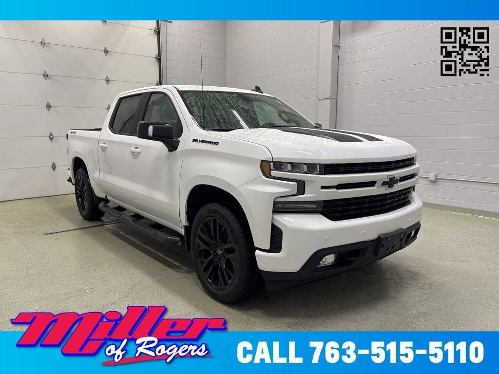 Summit White 2020 Chevrolet Silverado 1500 Pickup Truck Four-Wheel Drive Automatic