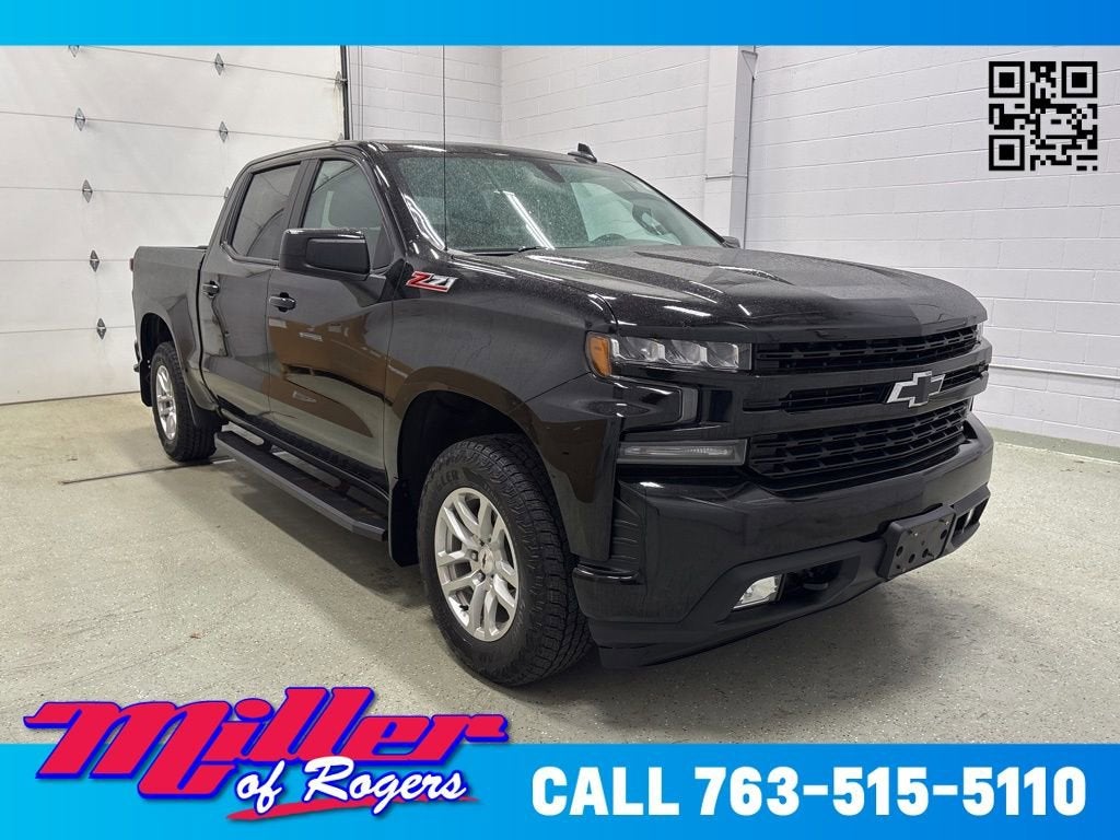 Black 2022 Chevrolet Silverado 1500 Pickup Truck Four-Wheel Drive 8-Speed Automatic