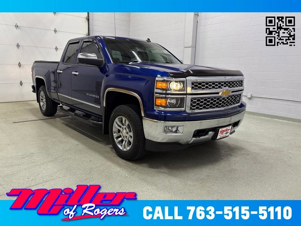 Blue Topaz Metallic 2014 Chevrolet Silverado 1500 Pickup Truck Four-Wheel Drive Automatic