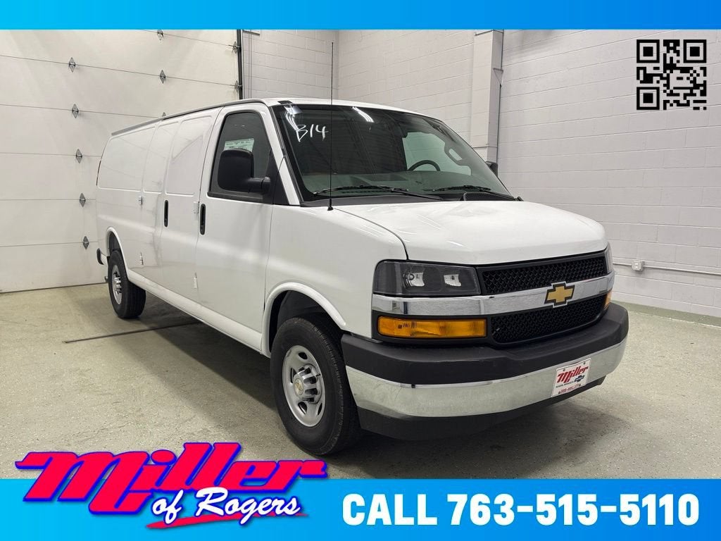 Summit White 2026 Chevrolet Express Cargo Van Rear-Wheel Drive Automatic
