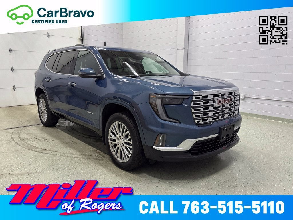 Downpour Metallic 2025 GMC Acadia SUV / Crossover Four-Wheel Drive Automatic