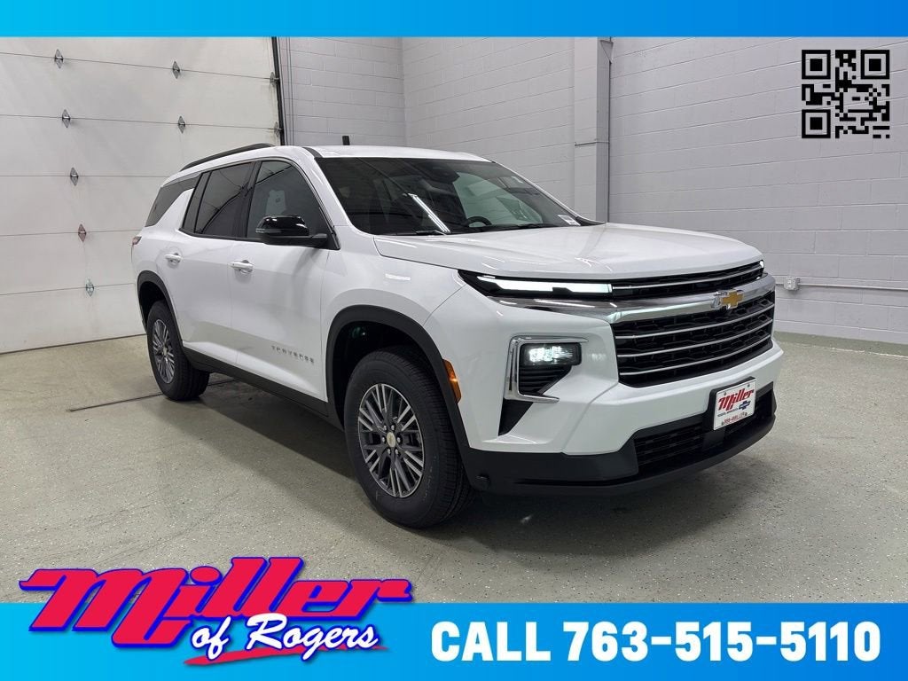 Summit White 2026 Chevrolet Traverse SUV / Crossover Four-Wheel Drive Automatic