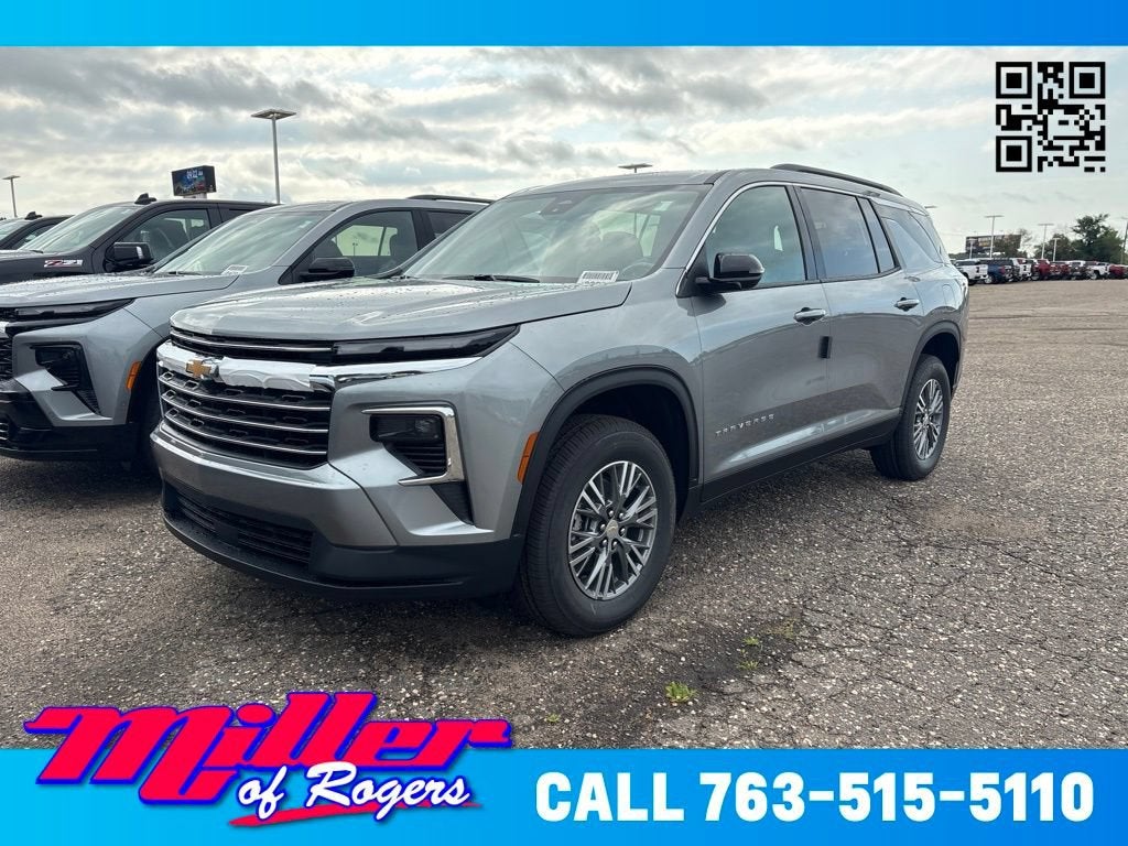 Sterling Gray Metallic 2026 Chevrolet Traverse SUV / Crossover Four-Wheel Drive Automatic