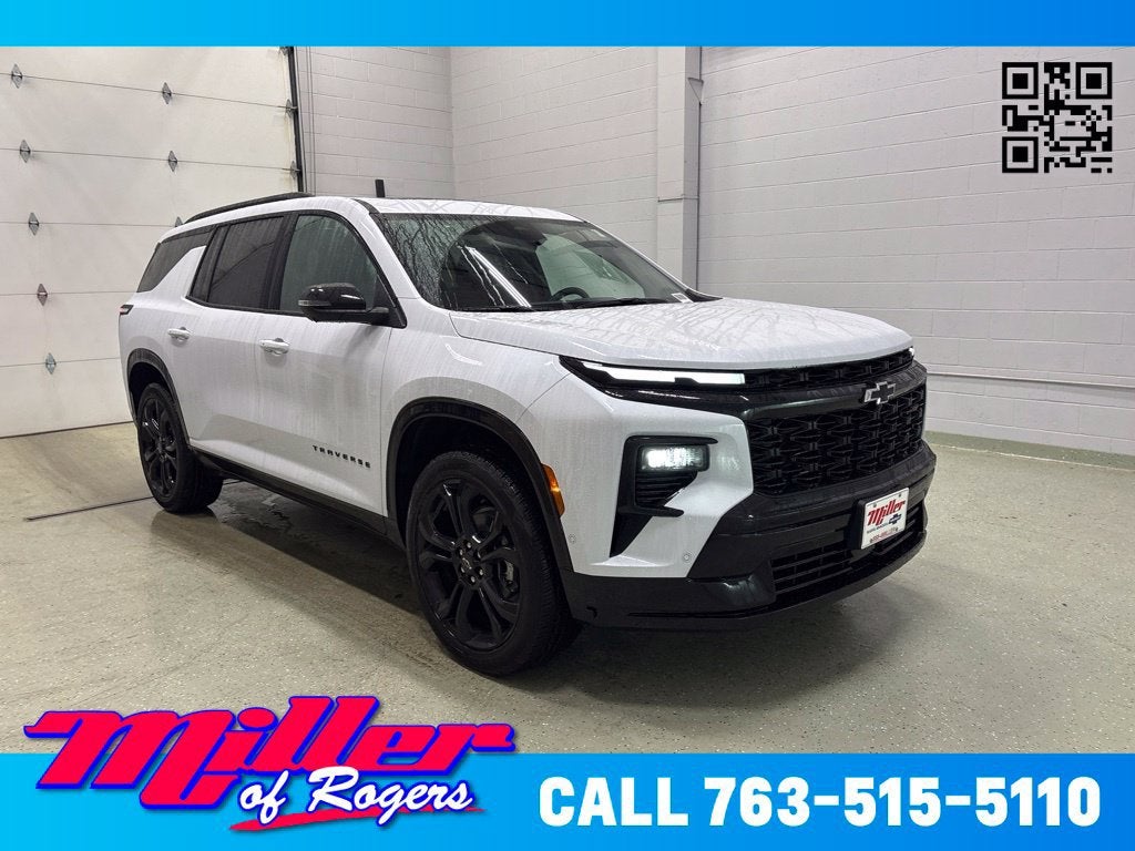 Polar White Tricoat 2027 Chevrolet Traverse SUV / Crossover Four-Wheel Drive Automatic