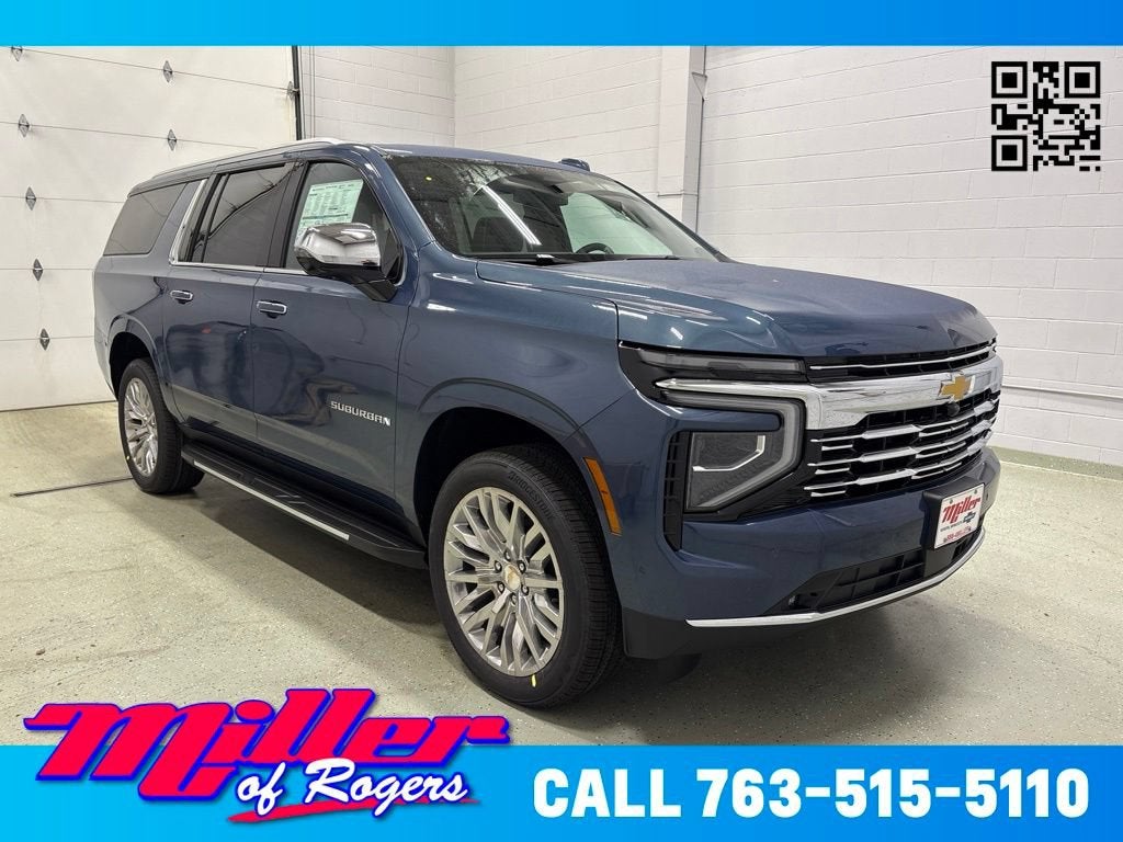 Lakeshore Blue Metallic 2026 Chevrolet Suburban SUV / Crossover Four-Wheel Drive Automatic