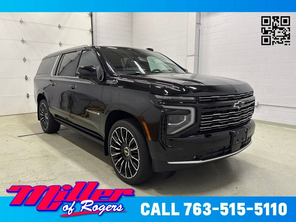 Black 2026 Chevrolet Suburban SUV / Crossover Four-Wheel Drive Automatic