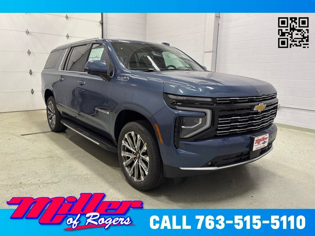 Lakeshore Blue Metallic 2026 Chevrolet Suburban SUV / Crossover Four-Wheel Drive Automatic