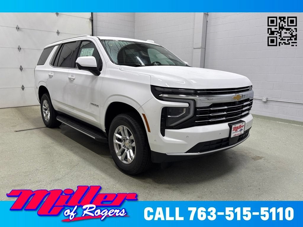 Summit White 2026 Chevrolet Tahoe SUV / Crossover Four-Wheel Drive Automatic