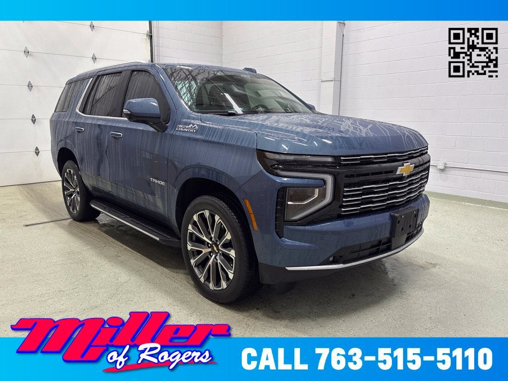 Lakeshore Blue Metallic 2025 Chevrolet Tahoe SUV / Crossover Four-Wheel Drive Automatic