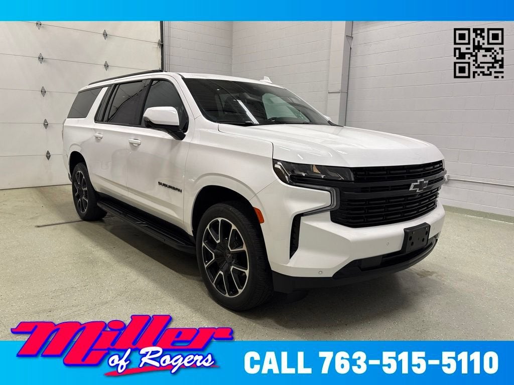 Summit White 2023 Chevrolet Suburban SUV / Crossover Four-Wheel Drive Automatic