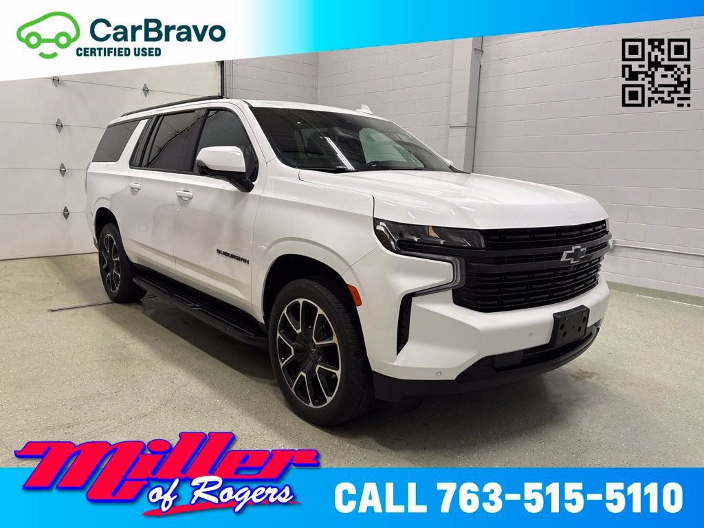 Summit White 2023 Chevrolet Suburban SUV / Crossover Four-Wheel Drive Automatic