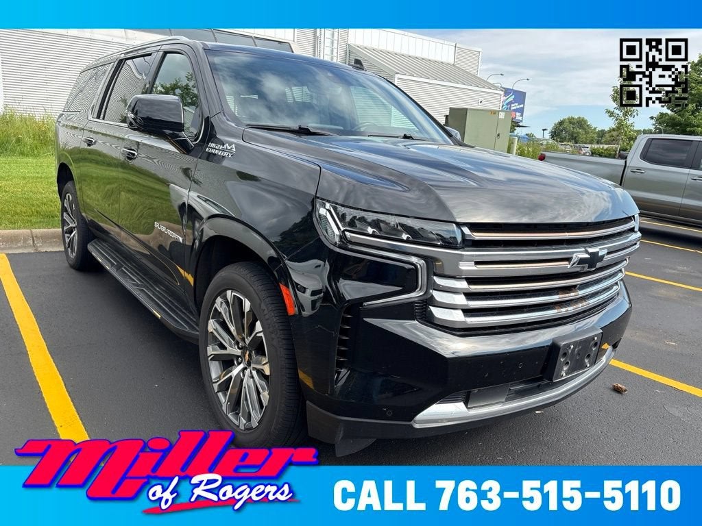 Black 2021 Chevrolet Suburban SUV / Crossover Four-Wheel Drive Automatic
