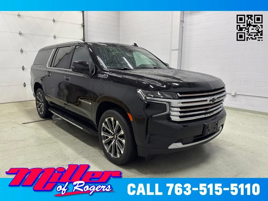 Black 2021 Chevrolet Suburban SUV / Crossover Four-Wheel Drive Automatic