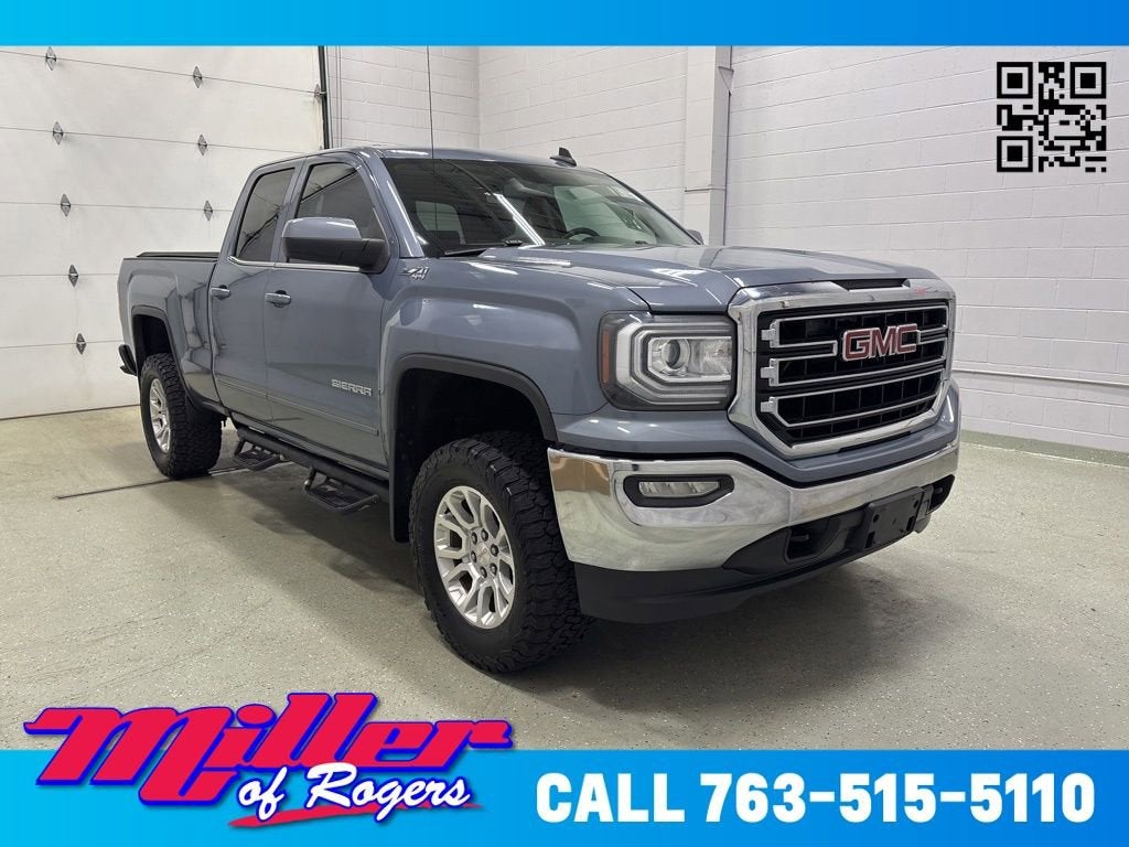 Steel Gray Metallic 2016 GMC Sierra 1500 Pickup Truck Four-Wheel Drive 6-Speed Automatic Overdrive