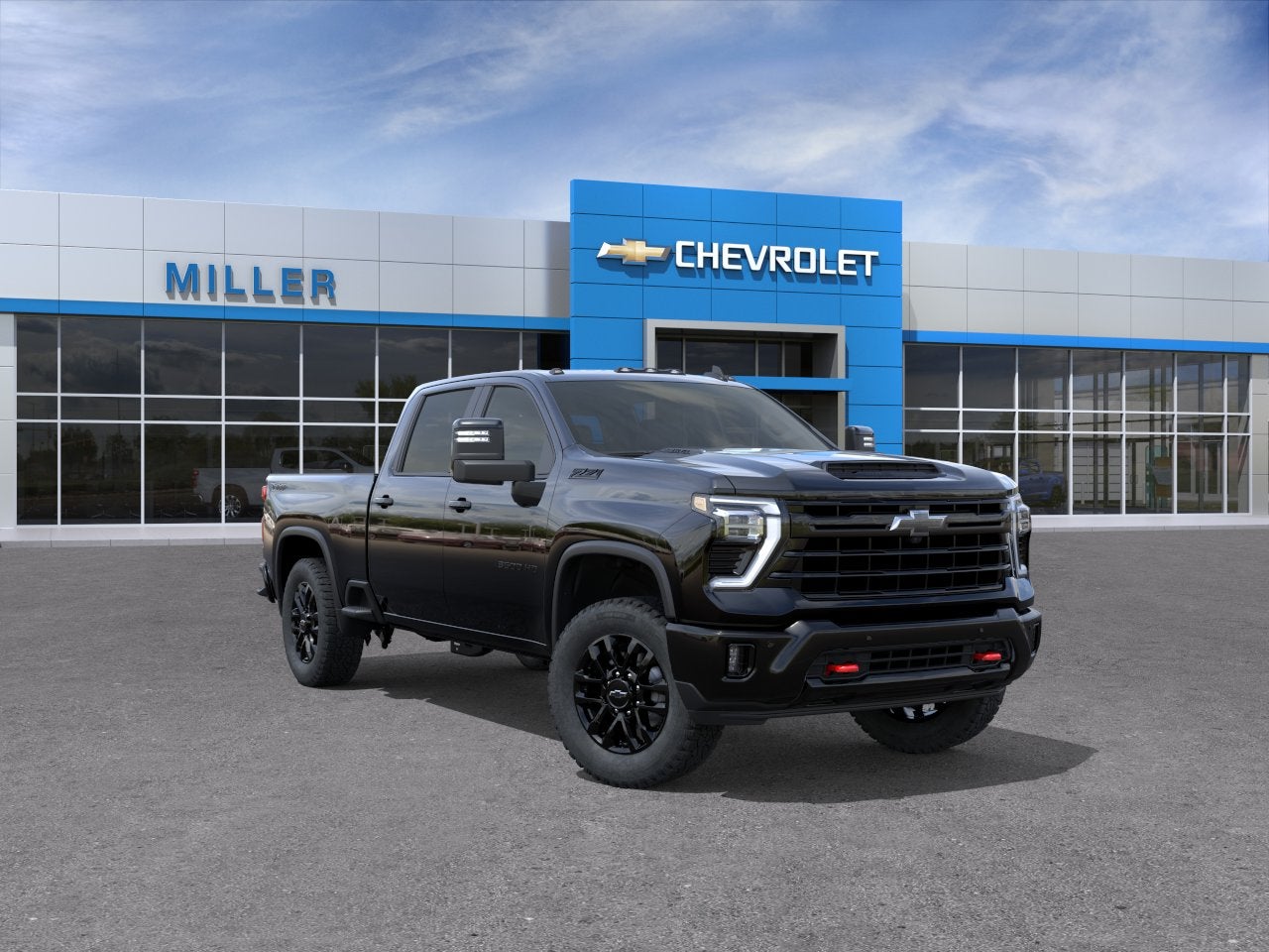 Black 2026 Chevrolet Silverado 3500HD Pickup Truck Four-Wheel Drive Automatic