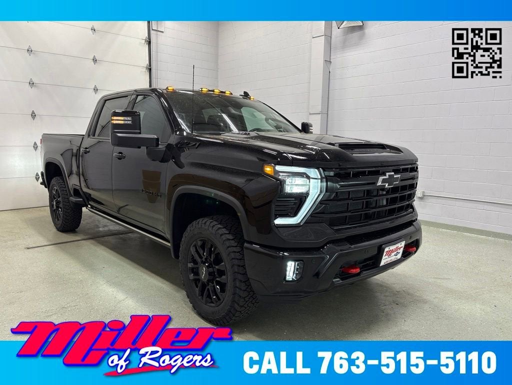 Black 2026 Chevrolet Silverado 3500HD Pickup Truck Four-Wheel Drive Automatic