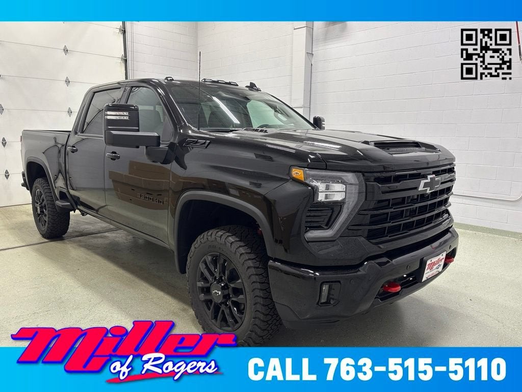 Black 2026 Chevrolet Silverado 3500HD Pickup Truck Four-Wheel Drive Automatic