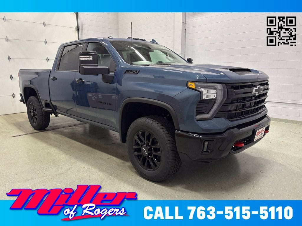 Lakeshore Blue Metallic 2026 Chevrolet Silverado 3500HD Pickup Truck Four-Wheel Drive Automatic