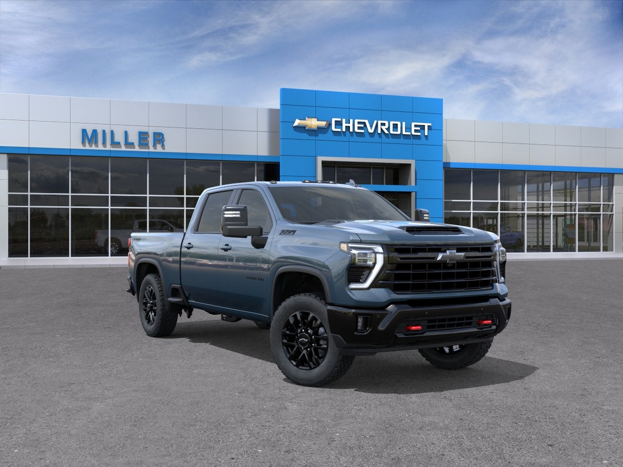 Lakeshore Blue Metallic 2026 Chevrolet Silverado 3500HD Pickup Truck Four-Wheel Drive Automatic