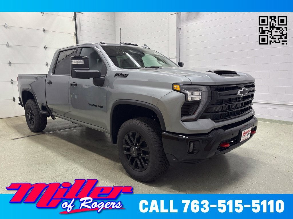 Sterling Gray Metallic 2026 Chevrolet Silverado 3500HD Pickup Truck Four-Wheel Drive Automatic