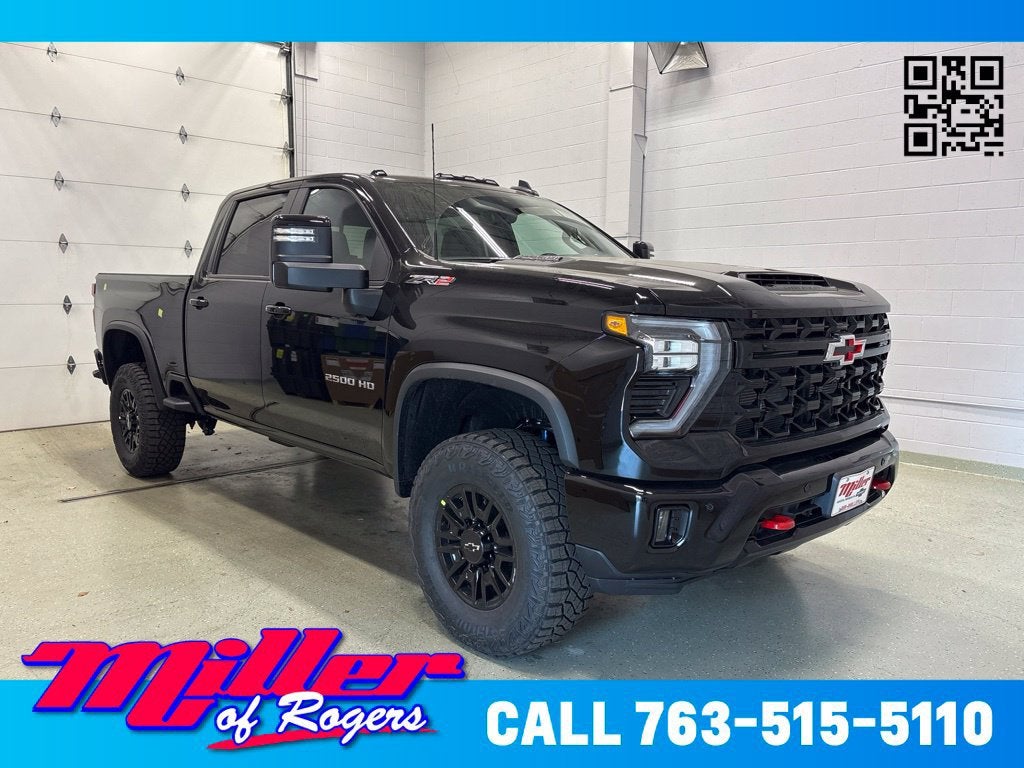 Black 2026 Chevrolet Silverado 2500HD Pickup Truck Four-Wheel Drive Automatic