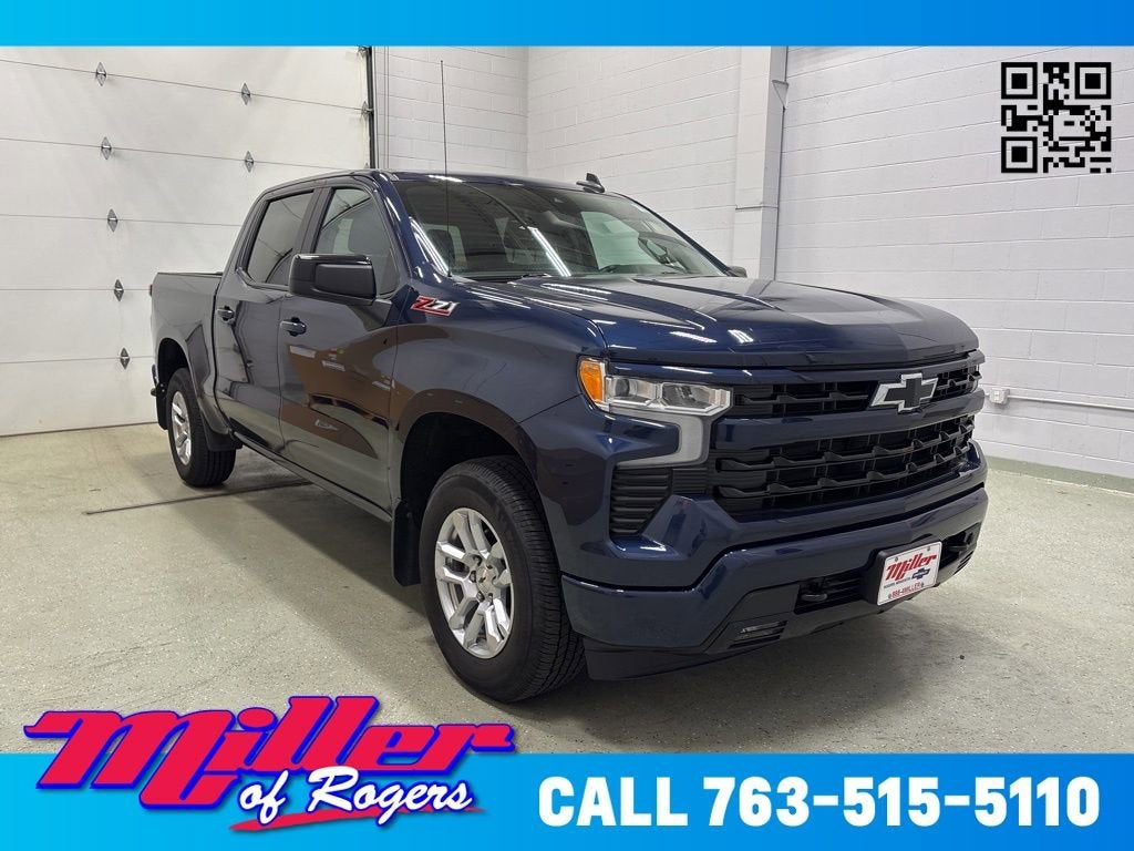 Northsky Blue Metallic 2022 Chevrolet Silverado 1500 Pickup Truck Four-Wheel Drive Automatic