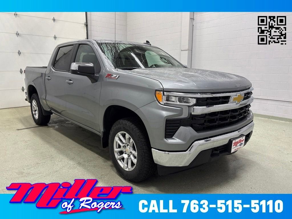 Sterling Gray Metallic 2026 Chevrolet Silverado 1500 Pickup Truck Four-Wheel Drive Automatic