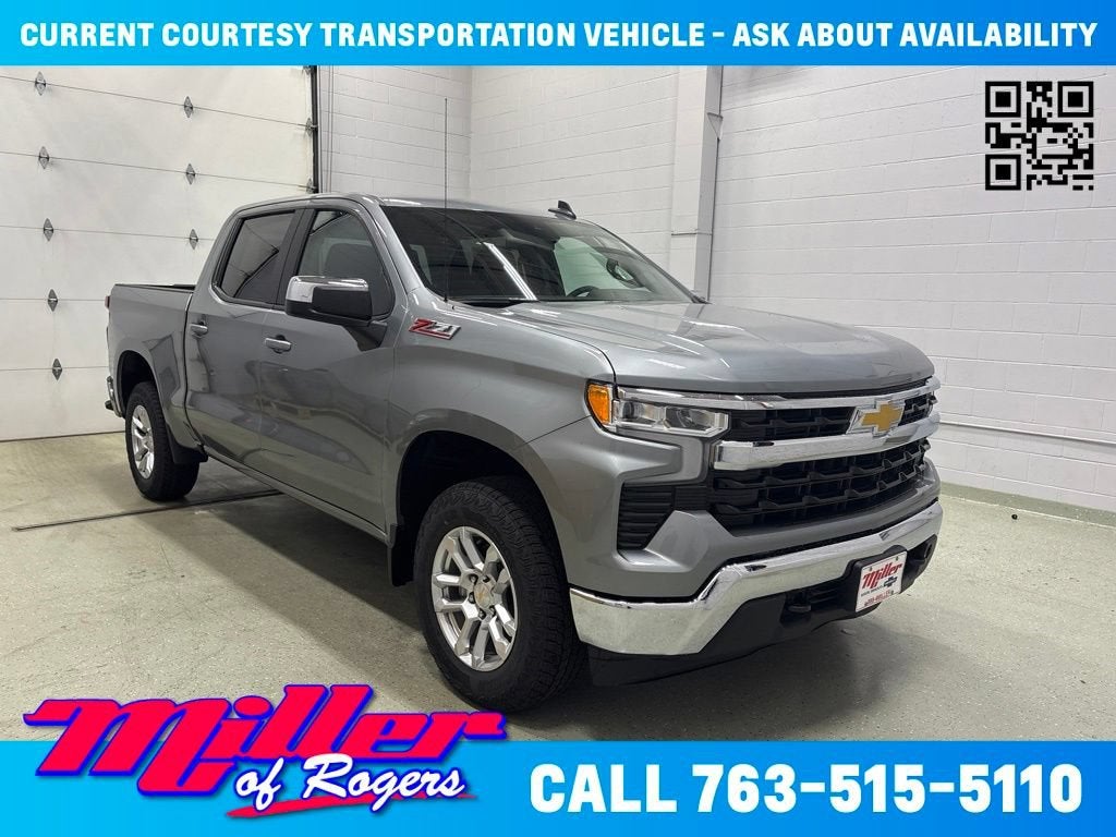 Sterling Gray Metallic 2026 Chevrolet Silverado 1500 Pickup Truck Four-Wheel Drive Automatic