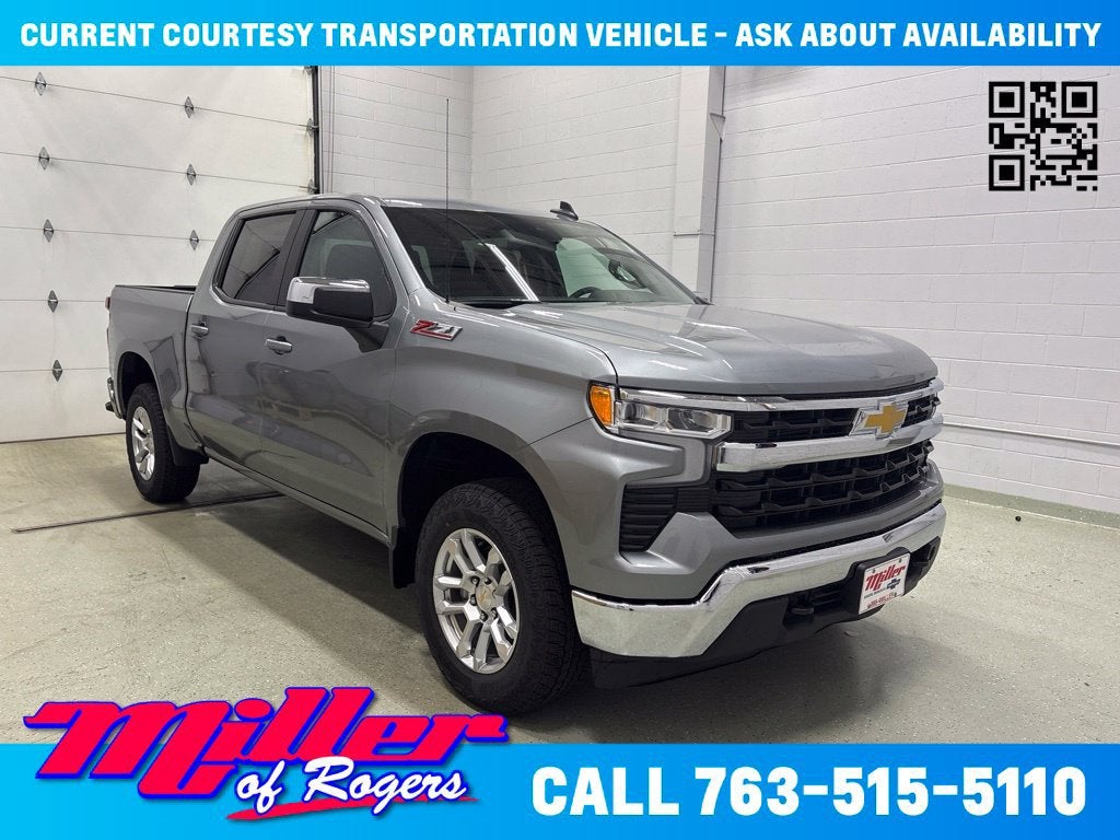 Sterling Gray Metallic 2026 Chevrolet Silverado 1500 Pickup Truck Four-Wheel Drive Automatic