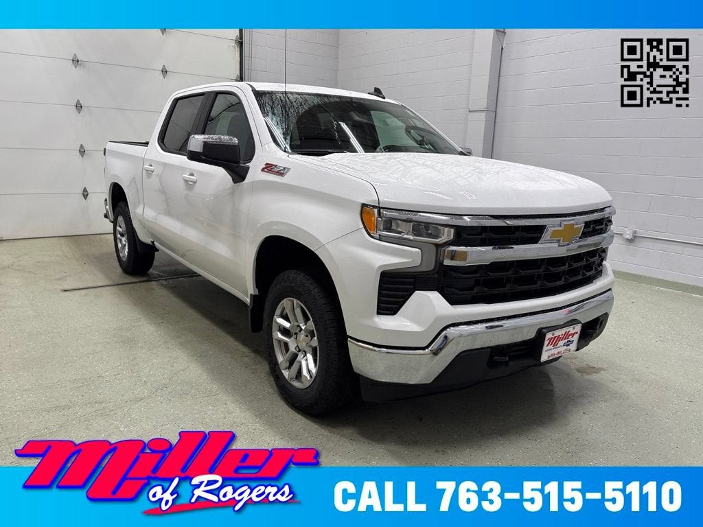 Summit White 2026 Chevrolet Silverado 1500 Pickup Truck Four-Wheel Drive Automatic
