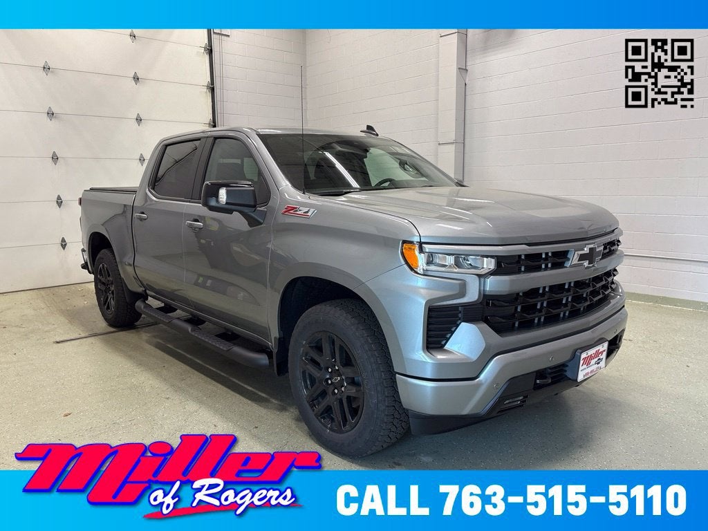 Sterling Gray Metallic 2026 Chevrolet Silverado 1500 Pickup Truck Four-Wheel Drive Automatic