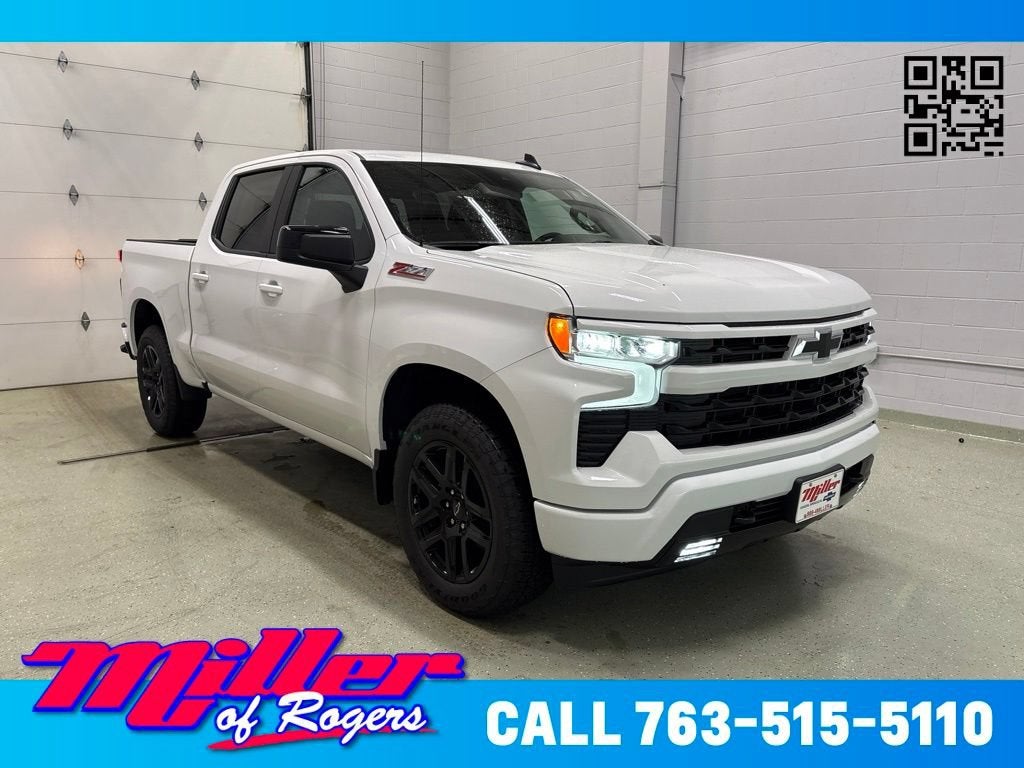 Summit White 2026 Chevrolet Silverado 1500 Pickup Truck Four-Wheel Drive Automatic