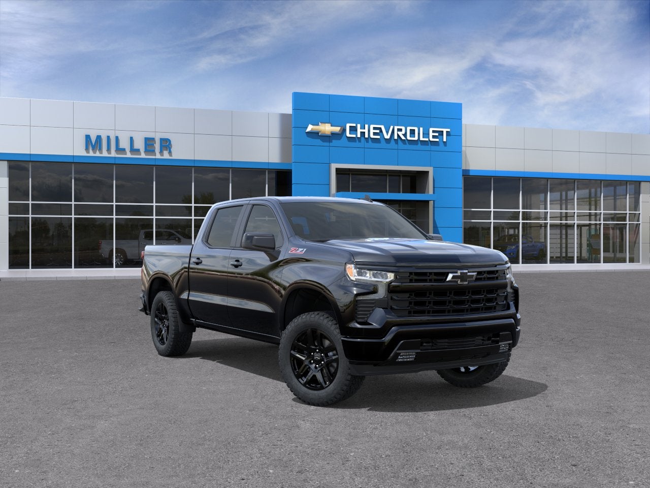 Black 2026 Chevrolet Silverado 1500 Pickup Truck Four-Wheel Drive Automatic