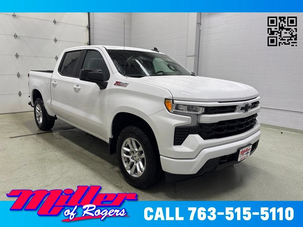 Summit White 2026 Chevrolet Silverado 1500 Pickup Truck Four-Wheel Drive Automatic