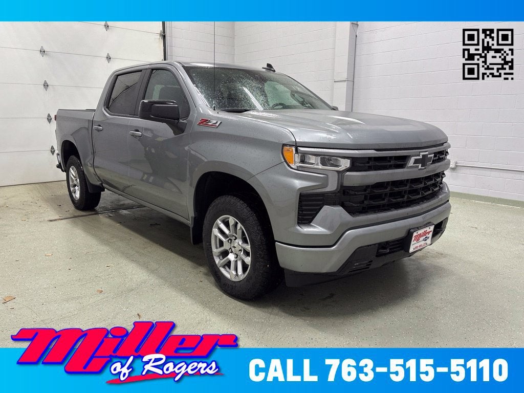 Sterling Gray Metallic 2026 Chevrolet Silverado 1500 Pickup Truck Four-Wheel Drive Automatic