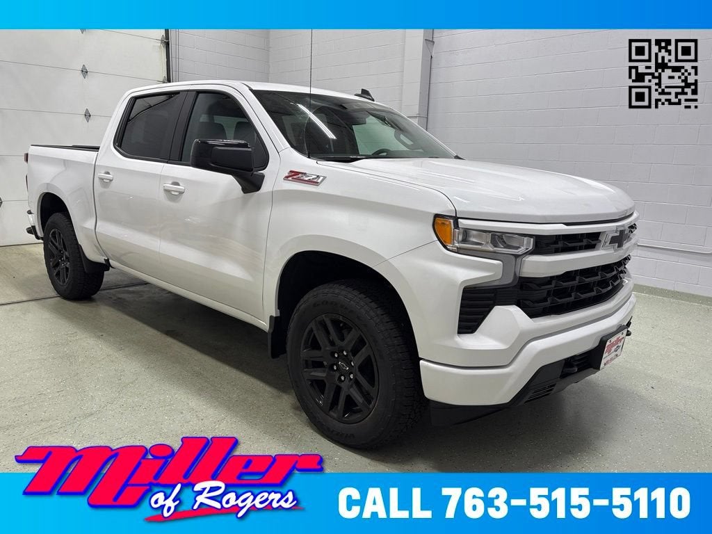 Summit White 2026 Chevrolet Silverado 1500 Pickup Truck Four-Wheel Drive Automatic