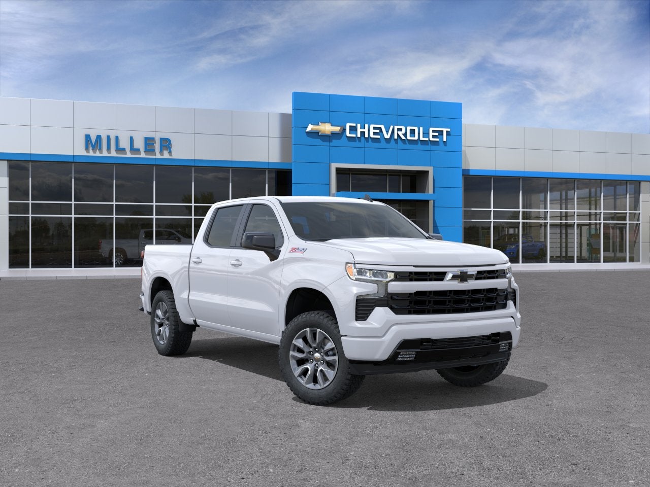 Summit White 2026 Chevrolet Silverado 1500 Pickup Truck Four-Wheel Drive Automatic