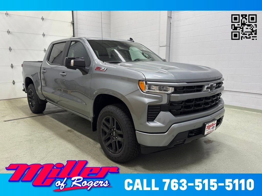 Sterling Gray Metallic 2026 Chevrolet Silverado 1500 Pickup Truck Four-Wheel Drive Automatic