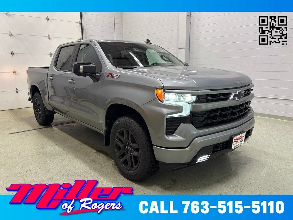 Sterling Gray Metallic 2026 Chevrolet Silverado 1500 Pickup Truck Four-Wheel Drive Automatic