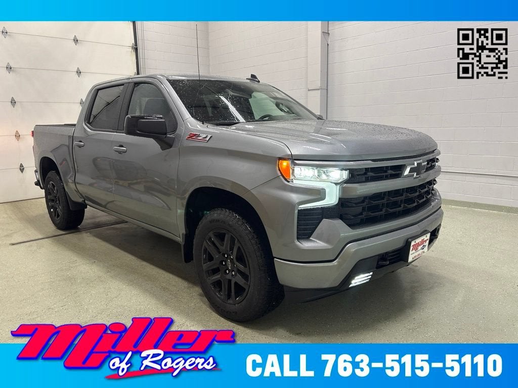 Sterling Gray Metallic 2026 Chevrolet Silverado 1500 Pickup Truck Four-Wheel Drive Automatic