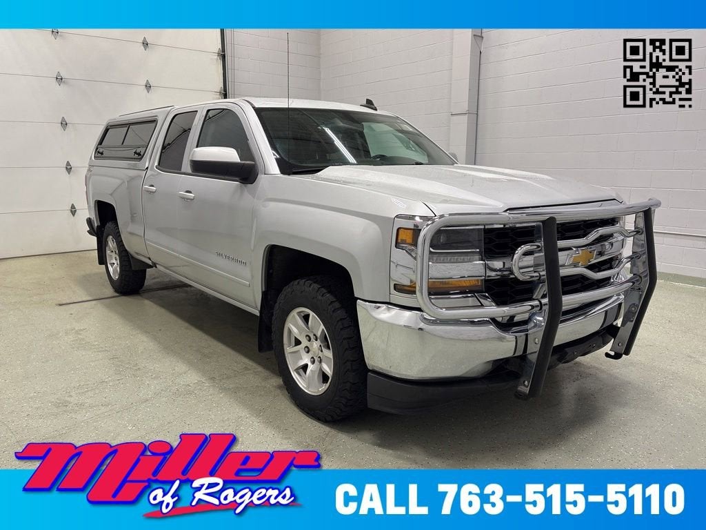 Silver Ice Metallic 2019 Chevrolet Silverado 1500 Pickup Truck Four-Wheel Drive Automatic