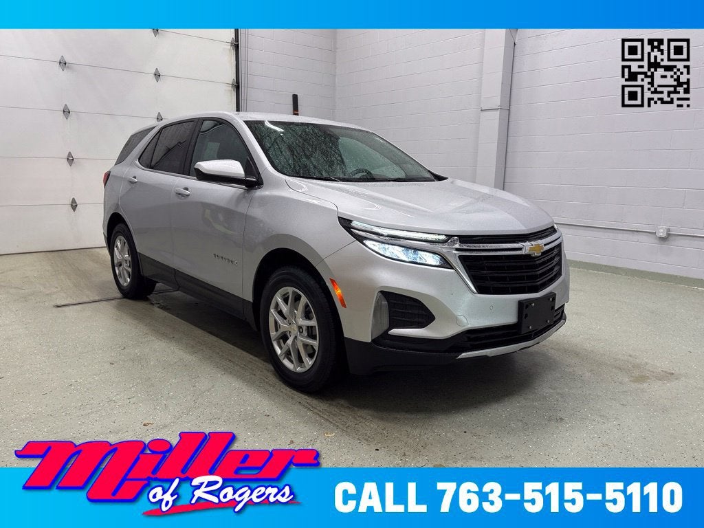 Silver Ice Metallic 2022 Chevrolet Equinox SUV / Crossover Four-Wheel Drive Automatic